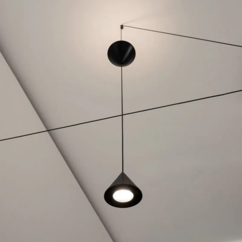 Hanging Conical Floor Lamp