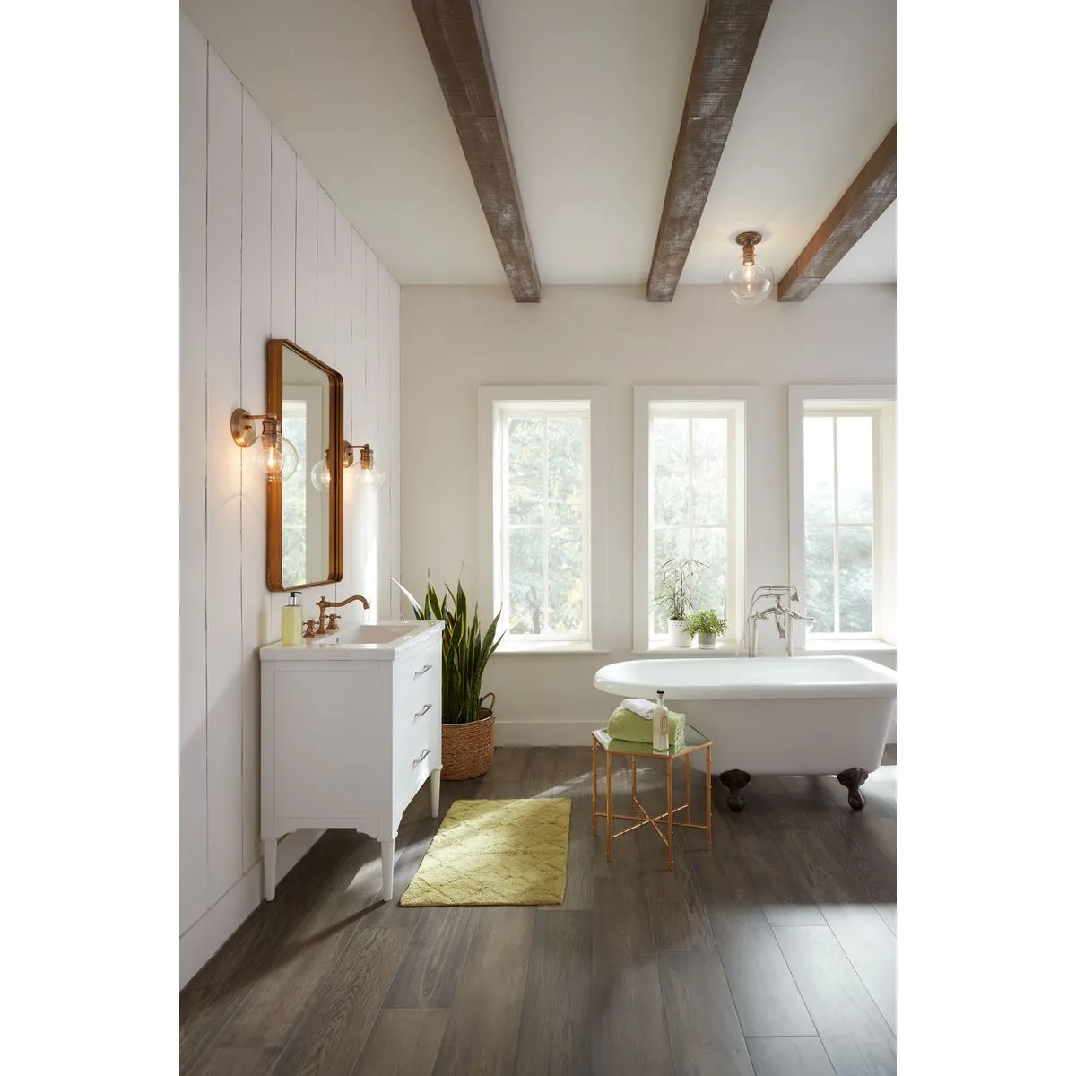 Hansford Collection One-light 10" Flush Mount
