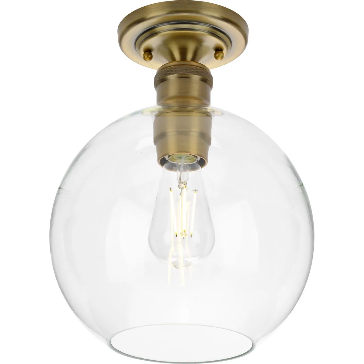 Hansford Collection One-light 10" Flush Mount