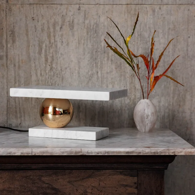 Honed Marble Table Lamp | Art Series