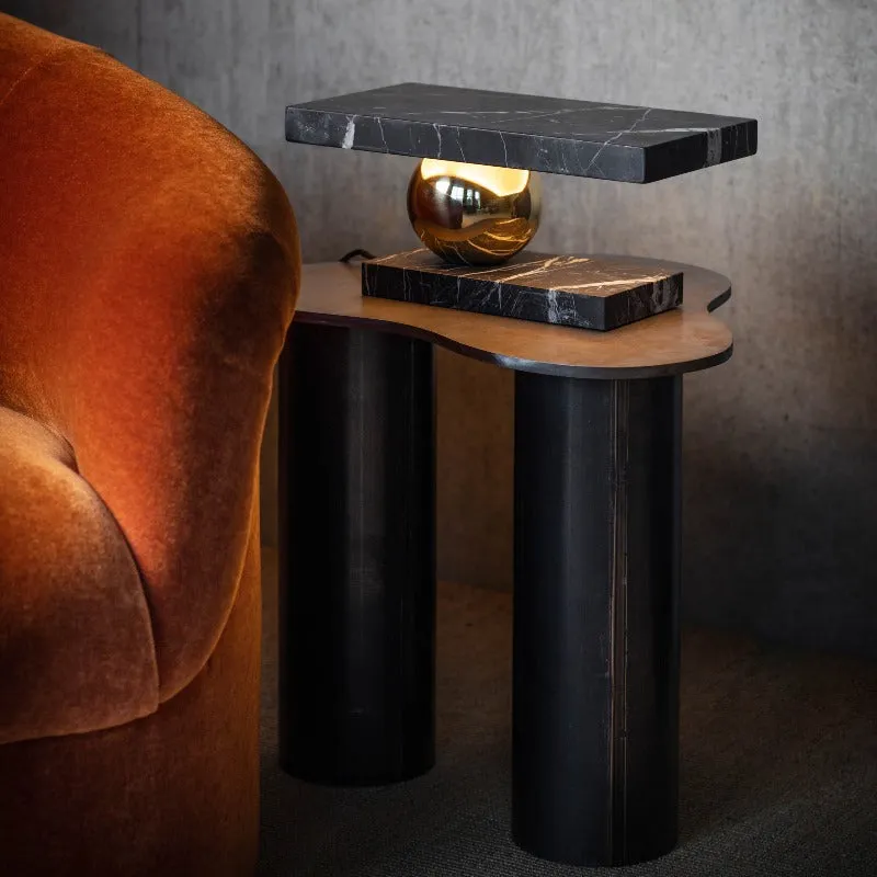 Honed Marble Table Lamp | Art Series