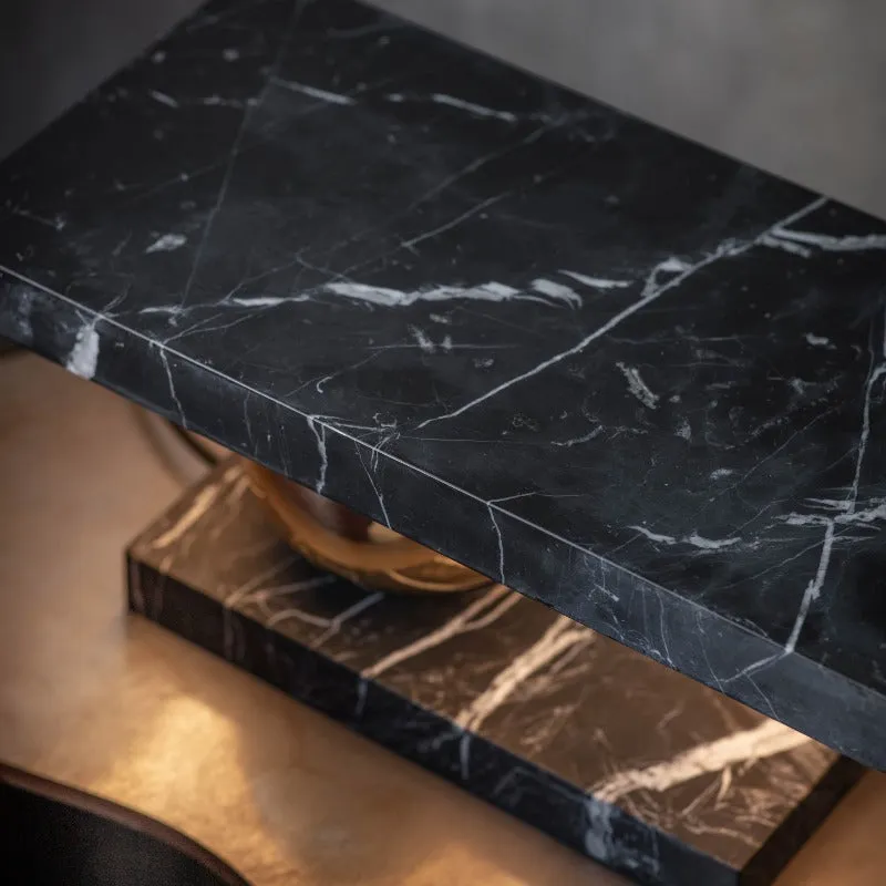 Honed Marble Table Lamp | Art Series