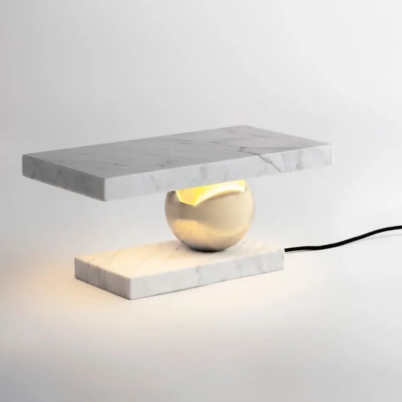 Honed Marble Table Lamp | Art Series