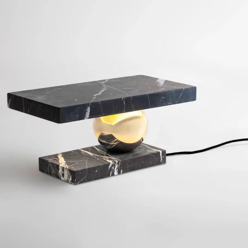 Honed Marble Table Lamp | Art Series