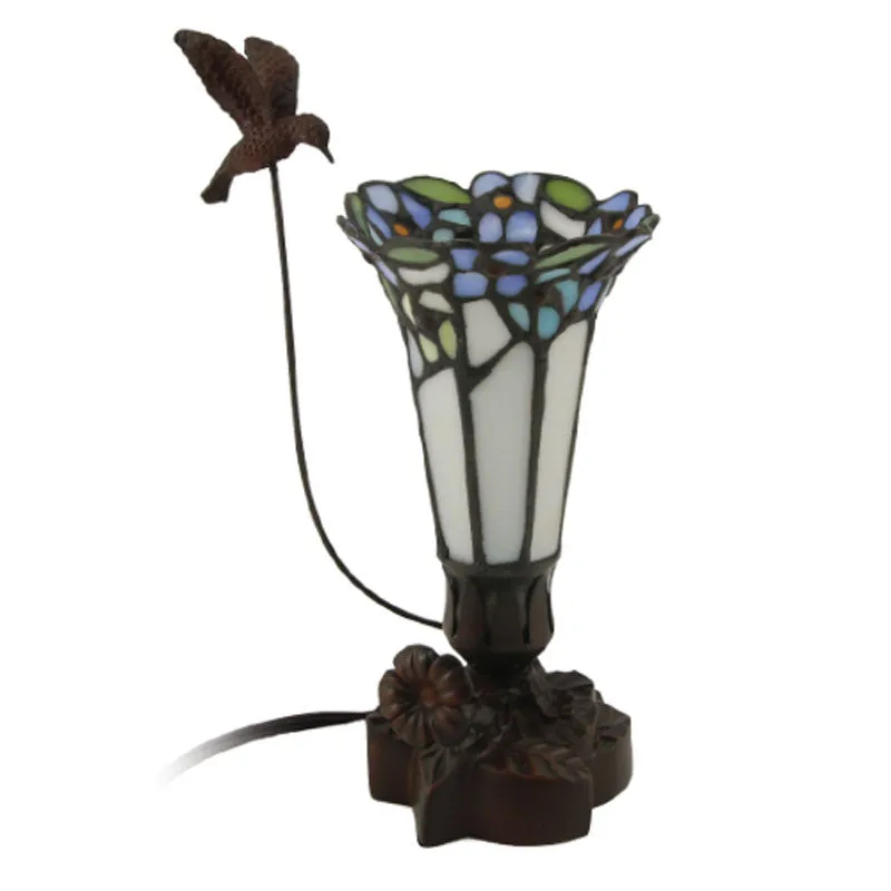 Hummingbird Memory Lamp and Keepsake In Blue