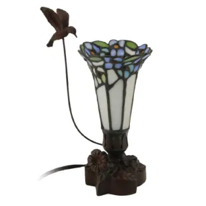 Hummingbird Memory Lamp and Keepsake In Blue