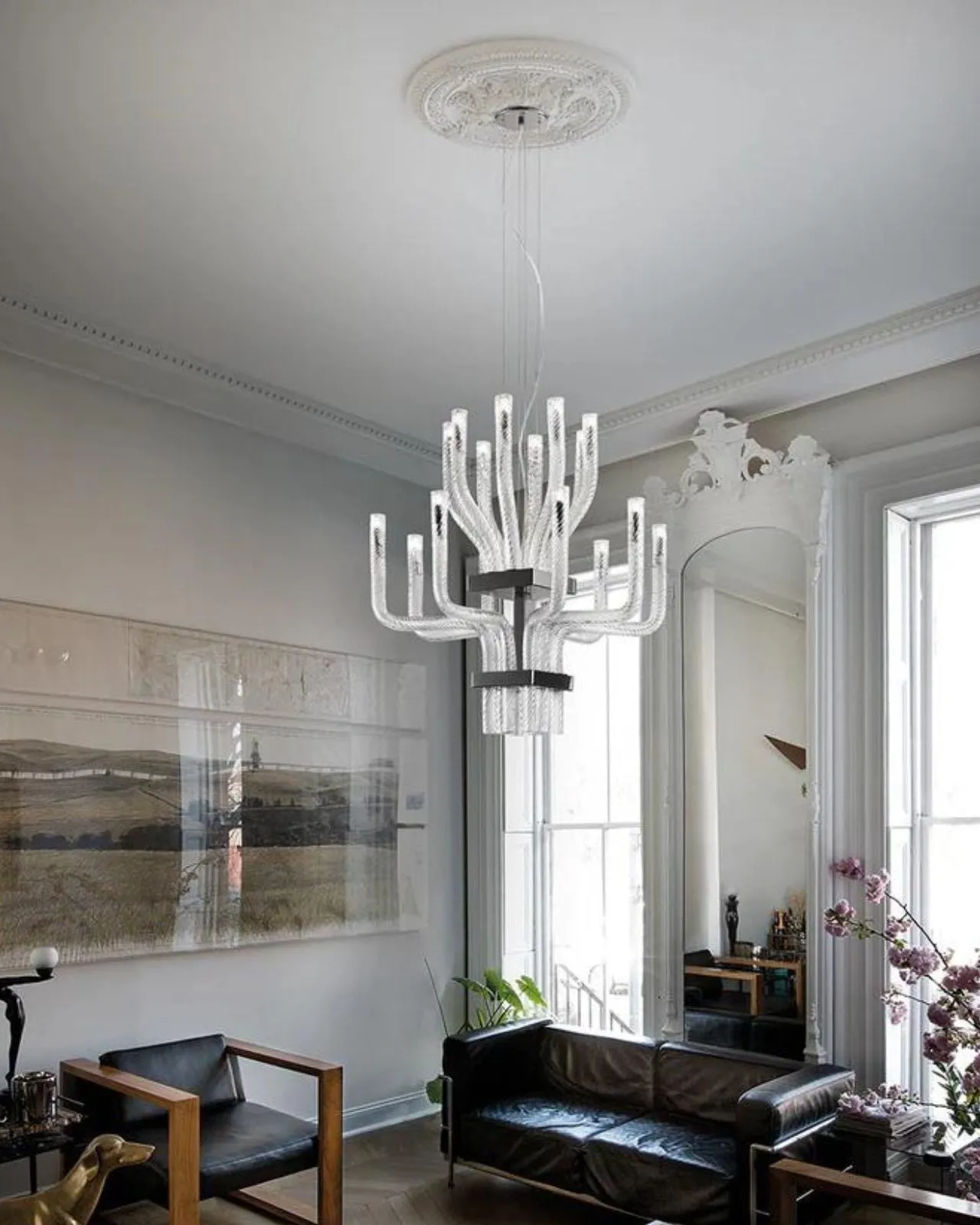 Italian Crystal Rod Pendant | Assorted Sizes
