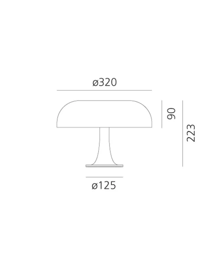 Italian Mid Century Table Lamp | Nessino