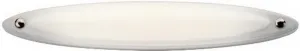 Kichler Lighting 10473 PN Linear Collection One Light Energy Efficient Fluorescent Wall Mount in Polished Nickel Finish