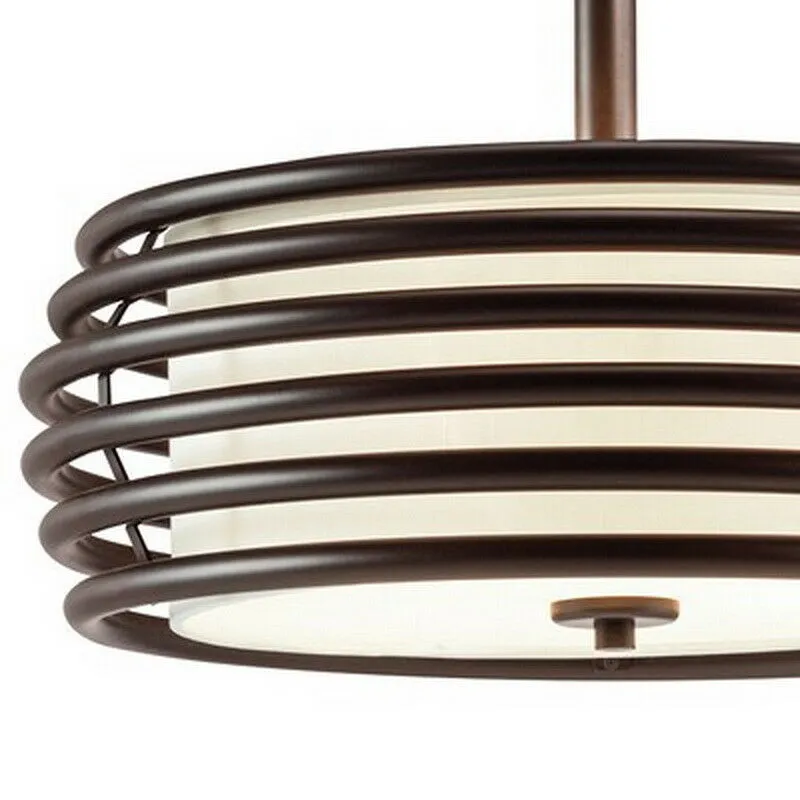 Kichler Lighting 34759 Three Light Pendant Fixture in Olde Bronze Finish