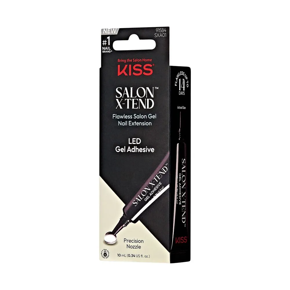 Kiss Salon X-Tend LED Soft Gel Adhesive- .37 oz