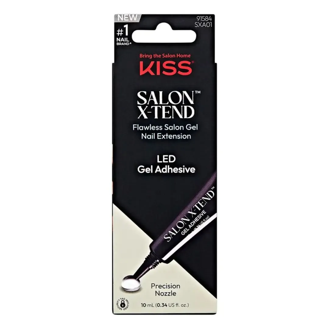 Kiss Salon X-Tend LED Soft Gel Adhesive- .37 oz
