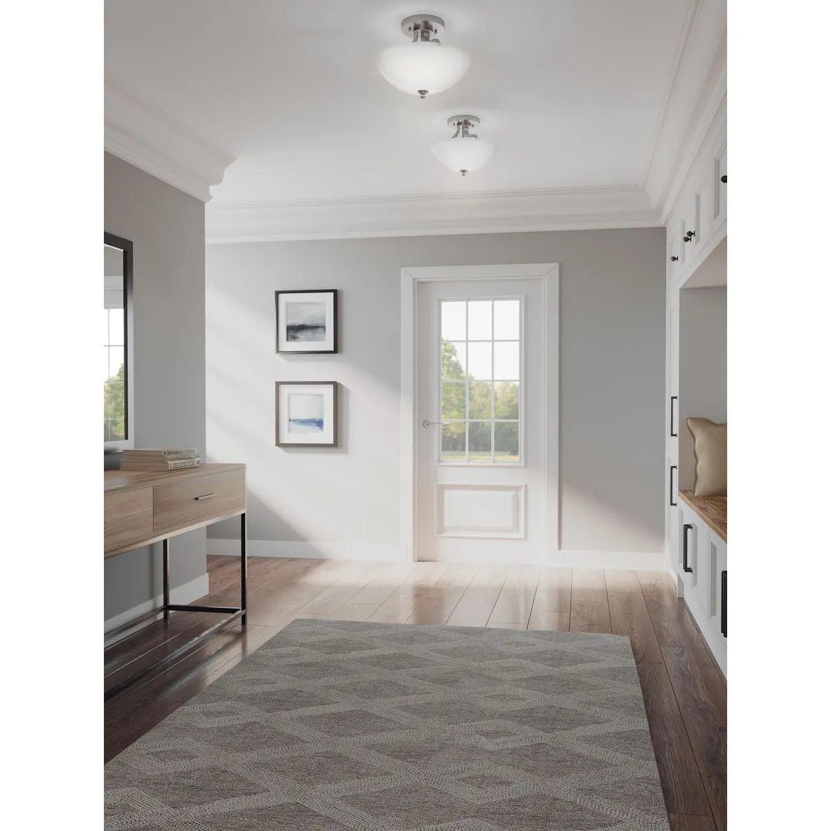 Laird Collection 13" Semi-Flush Convertible