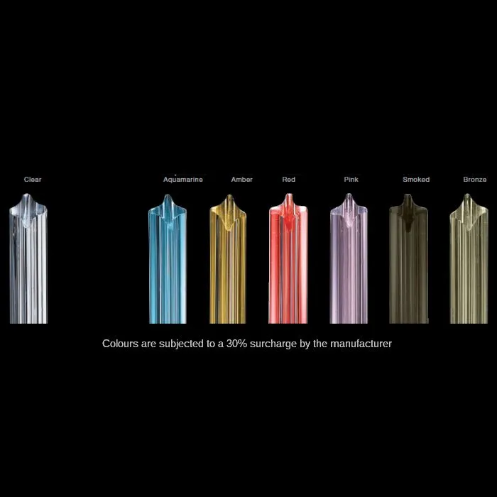 Lead Crystal Prism Floor Lamp With Murano Glass Options