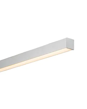 Linear Pendant Slimline Silver | Integrated Power Cord | Assorted Sizes