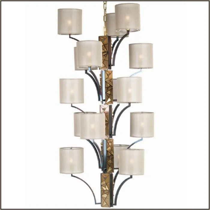 Luxury Modern Italian Brass Chandelier With 15 Shades
