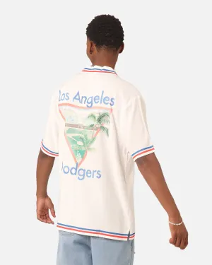 Majestic Athletic Los Angeles Dodgers MLB Team Shirt Vintage White