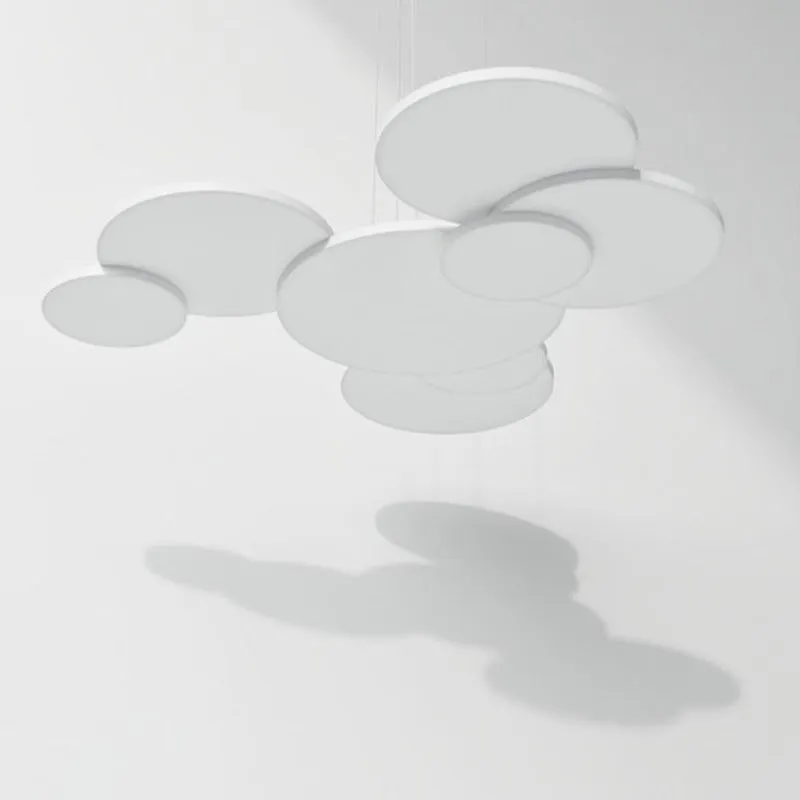 Matte White Overlay Pendant
