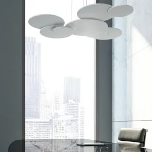 Matte White Overlay Pendant