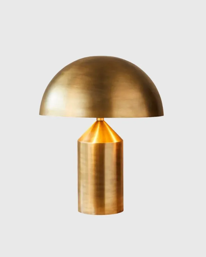 Mid-Century Modern Domed Table Lamp | Assorted Finishes