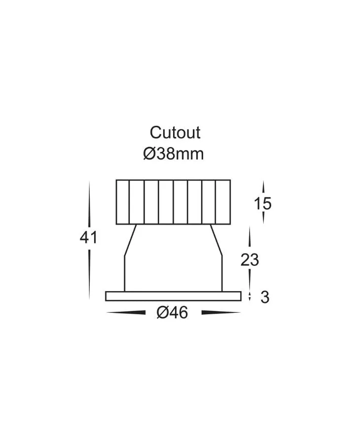 Mini Recessed Round Downlight | TRIColour