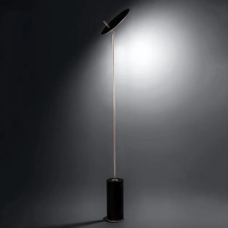 Minimal Aluminium Disc Up Floor Light | Assorted Finishes