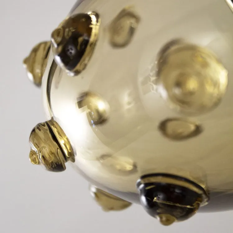 Modern Artistic Amber Glass Table Lamp
