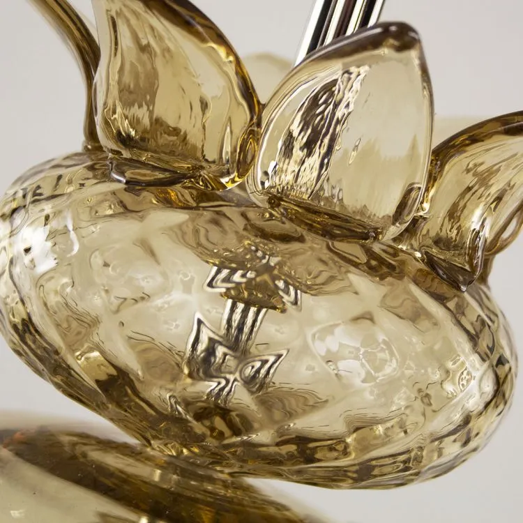 Modern Artistic Amber Glass Table Lamp