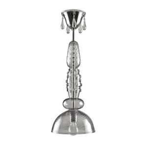 Modern Artistic Grey Murano Glass Ceiling Pendant