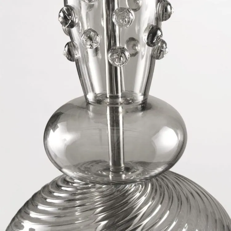 Modern Artistic Grey Murano Glass Ceiling Pendant