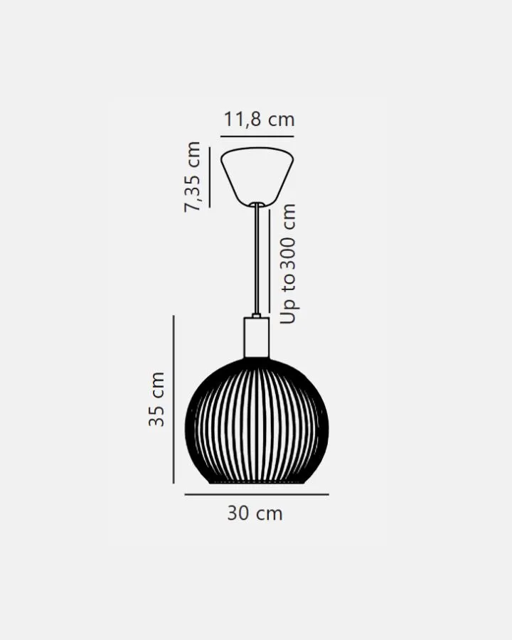 Modern Black Designer Pendant Light