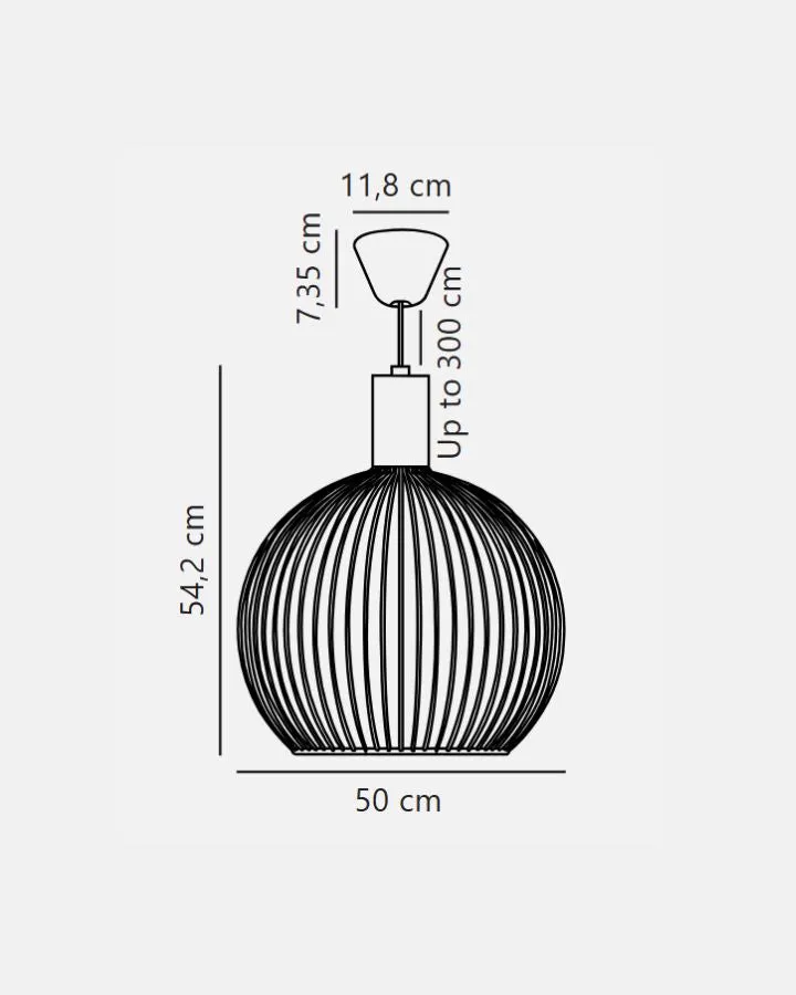Modern Black Designer Pendant Light