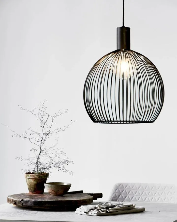 Modern Black Designer Pendant Light