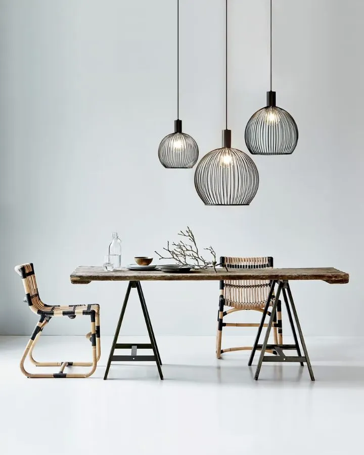 Modern Black Designer Pendant Light