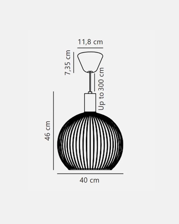 Modern Black Designer Pendant Light