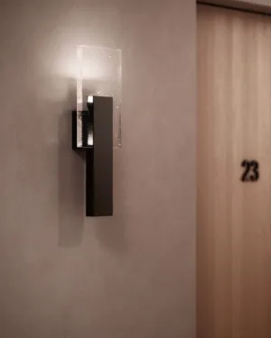 Modern LED Metallic Rectangular Wall Light