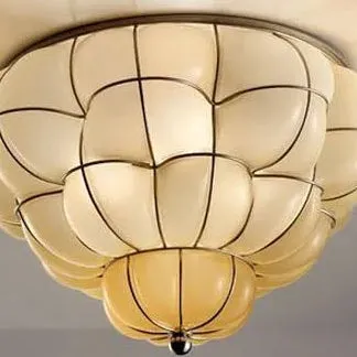 Modern Milky-White Or Clear Murano Glass Table Lamp With Wire Frame
