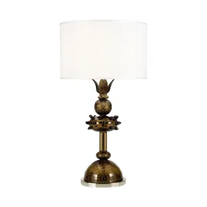 Modern Mocha Artistic Glass Table Lamp