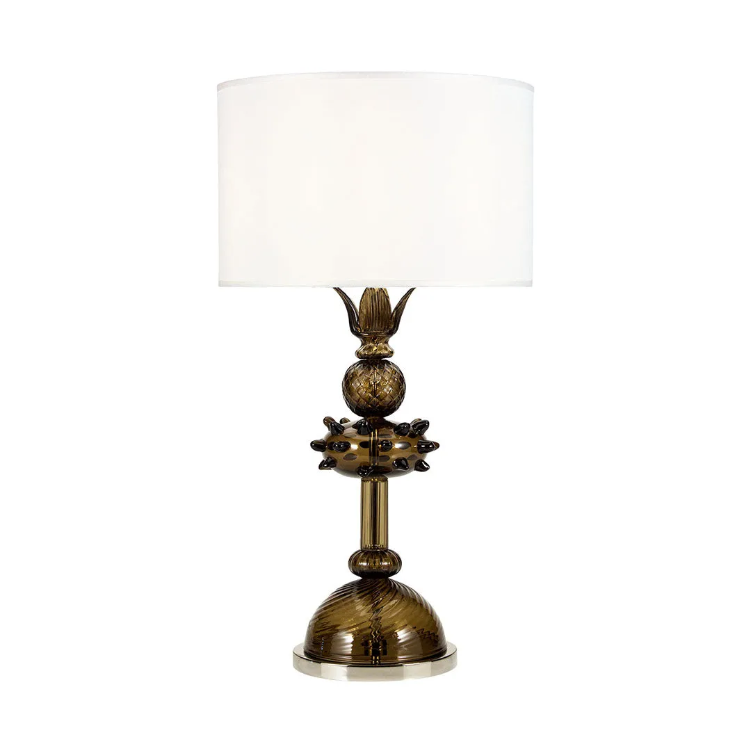 Modern Mocha Artistic Glass Table Lamp