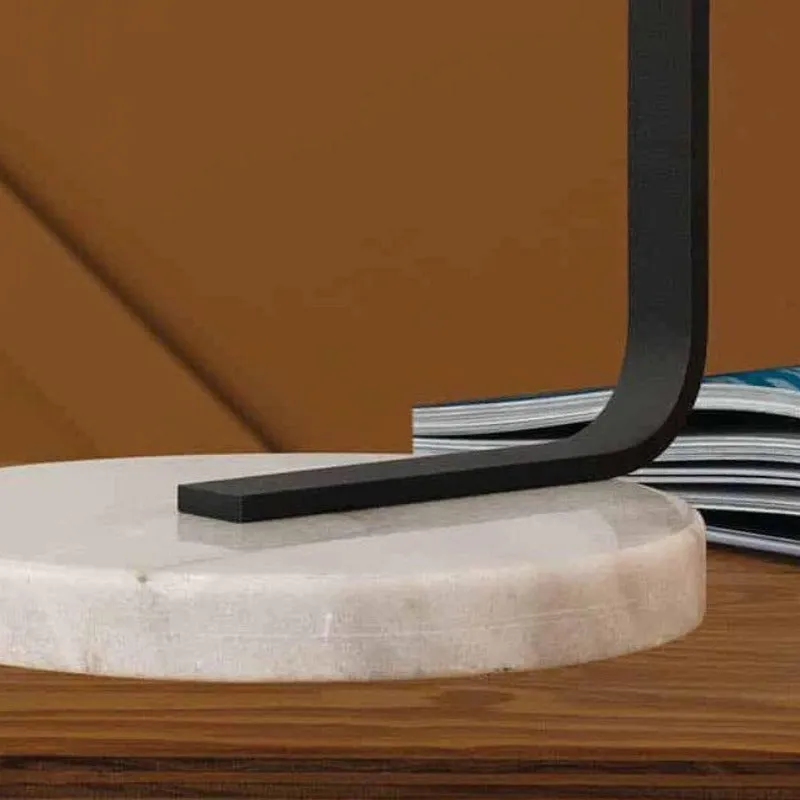 Monochrome Marble Table Lamp