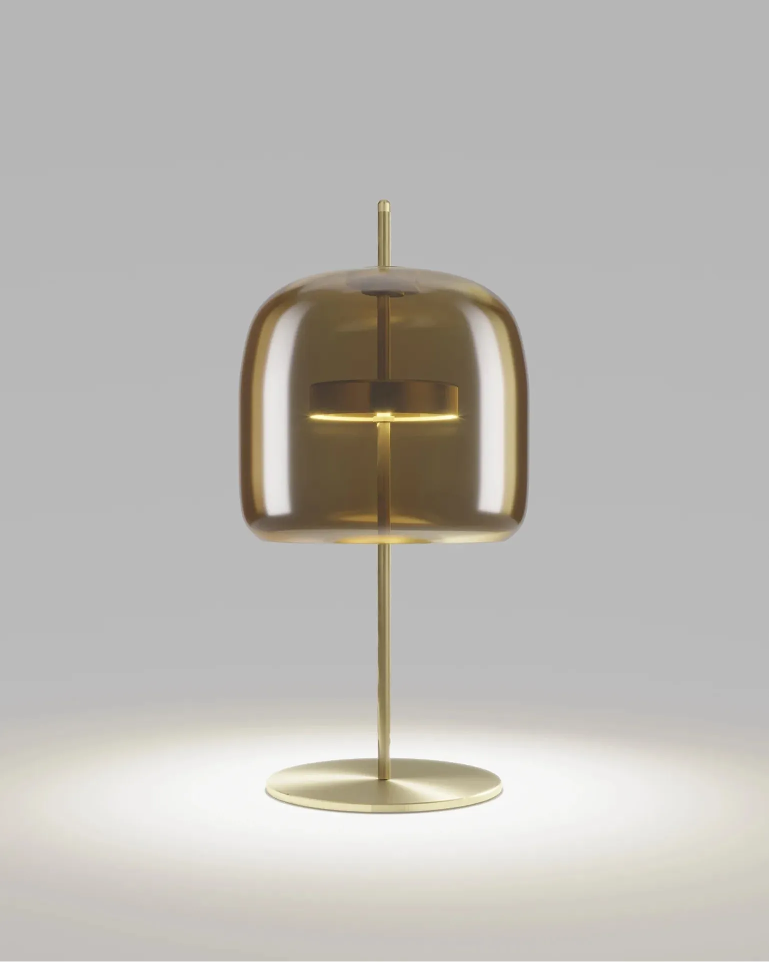Mouth Blown Tinted Glass Table Lamp