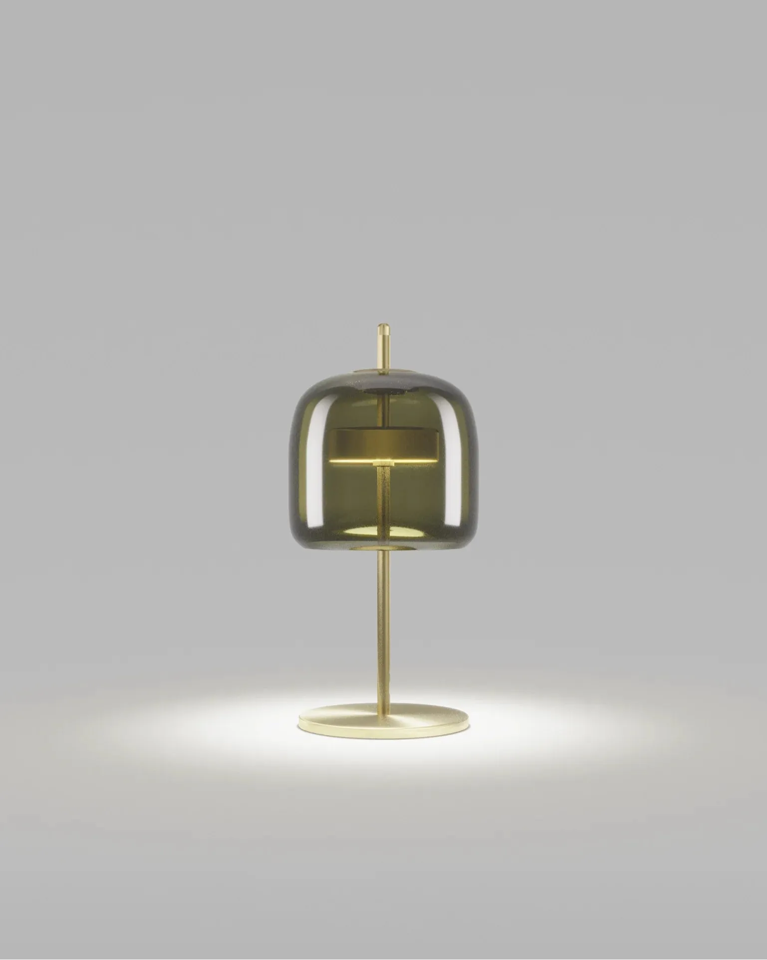 Mouth Blown Tinted Glass Table Lamp