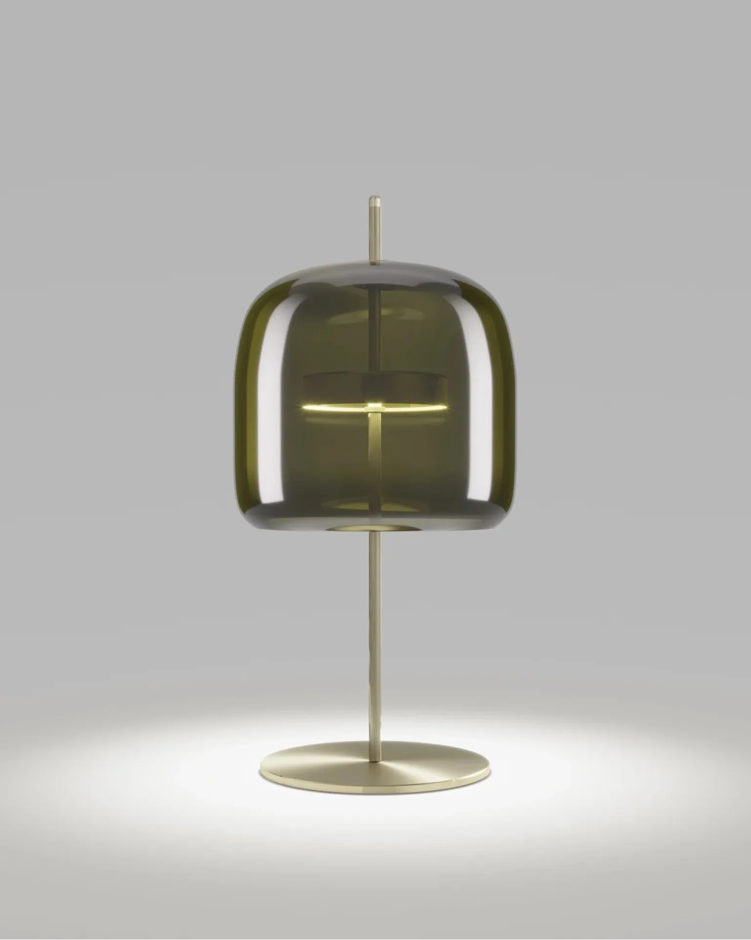 Mouth Blown Tinted Glass Table Lamp