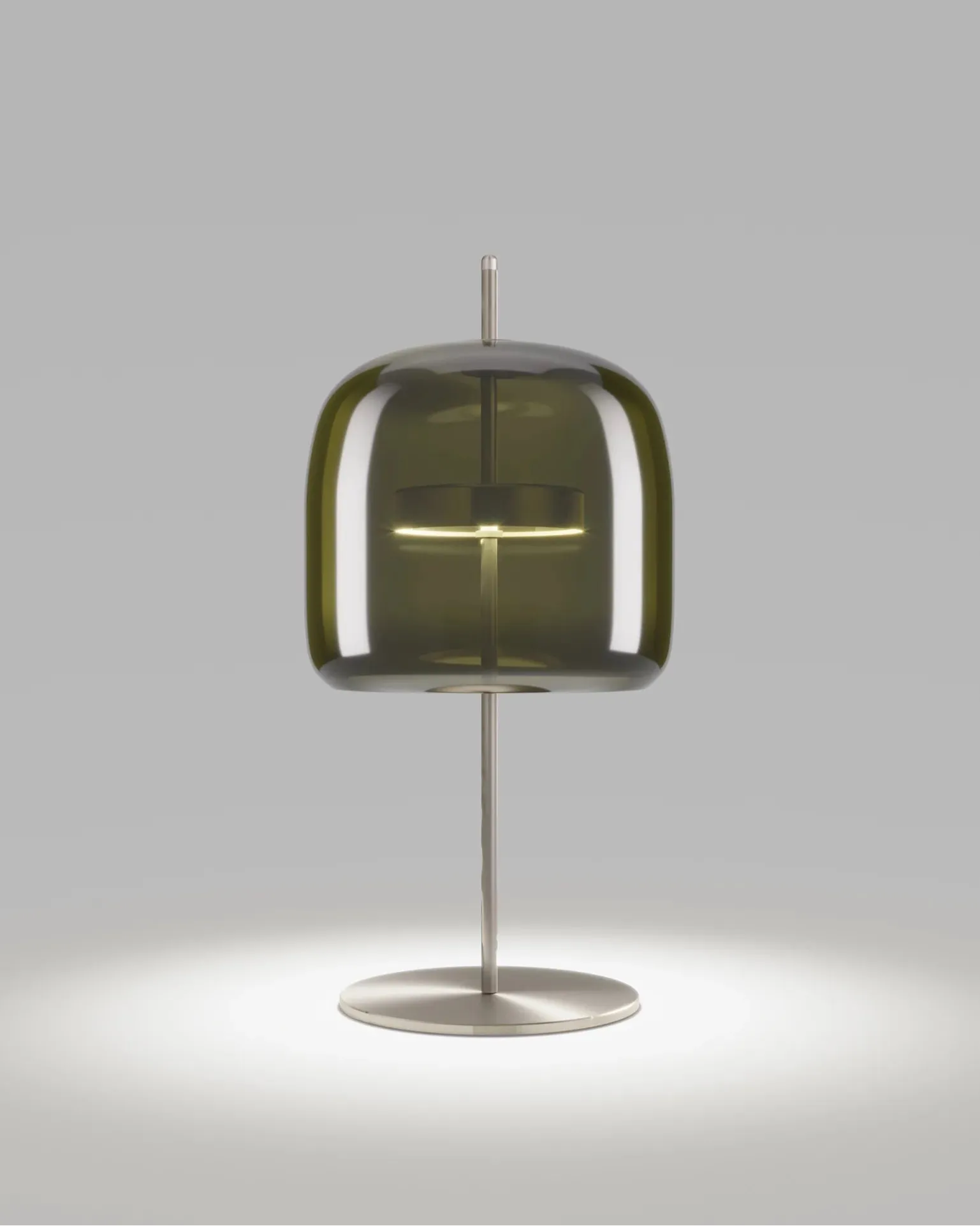 Mouth Blown Tinted Glass Table Lamp