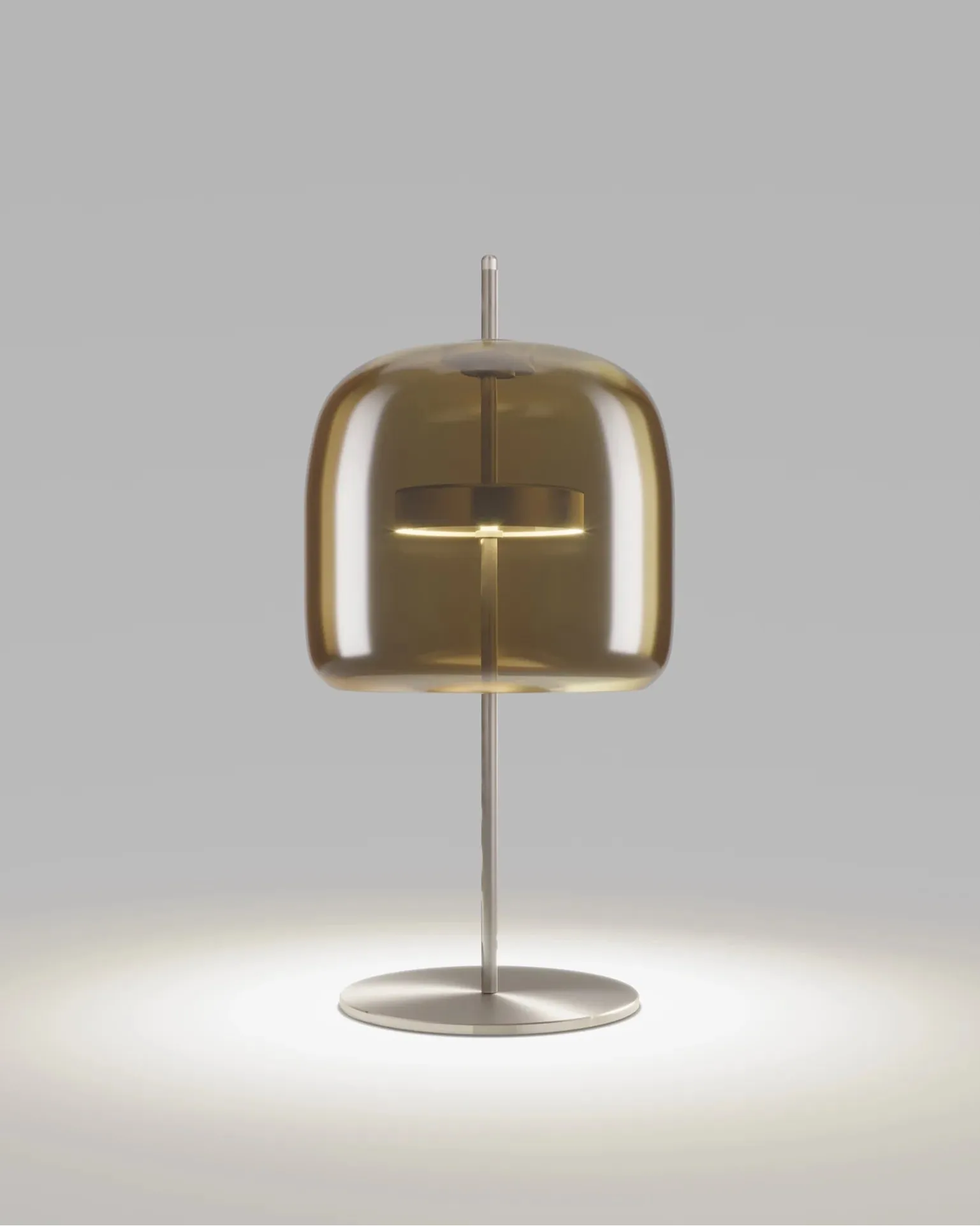 Mouth Blown Tinted Glass Table Lamp