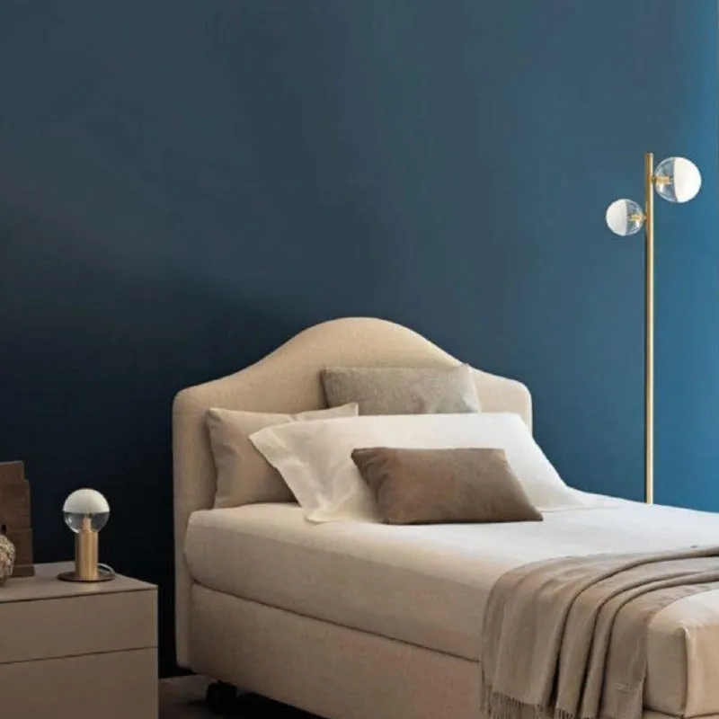 Natural Brass Balanced Floor Lamp