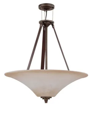 Nuvo Lighting 60-1182 Viceroy Collection Four Light Pendant Chandelier in Golden Umber Finish