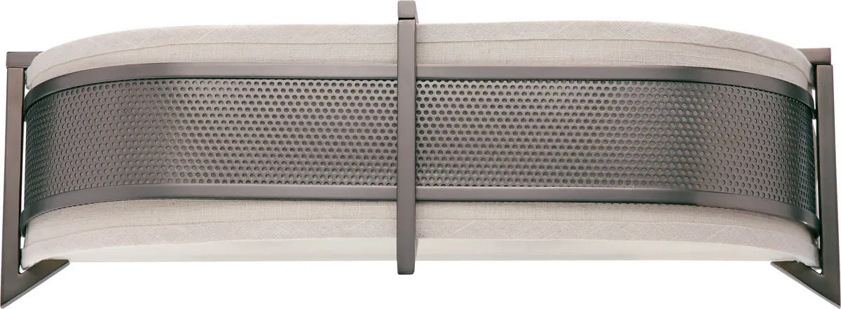 Nuvo Lighting 60-4038 Diesel Collection Three Light Energy Star Efficient Fluorescent GU24 Wall Mount in Hazel Bronze Finish