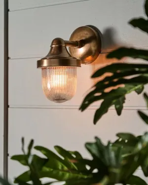 Outdoor Classic Brass Wall Light