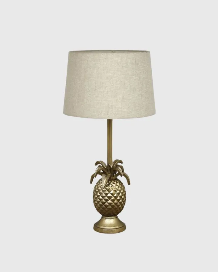 Pineapple Table Lamp Brass